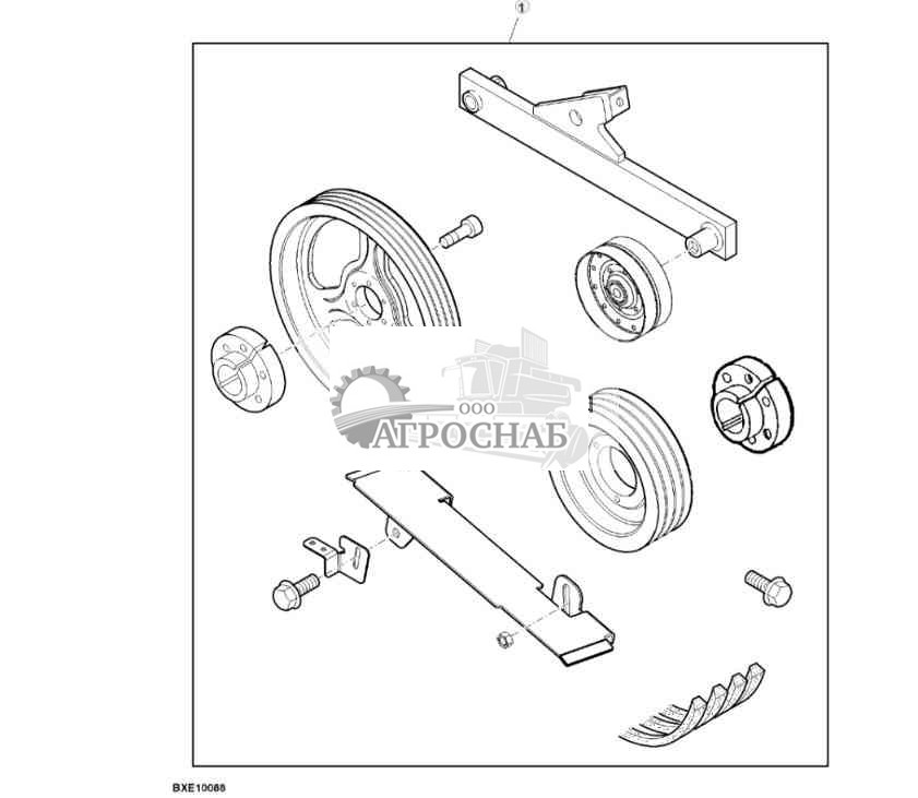 Attachment, Quad-Band Kernel Processor Belt, Standard Body 